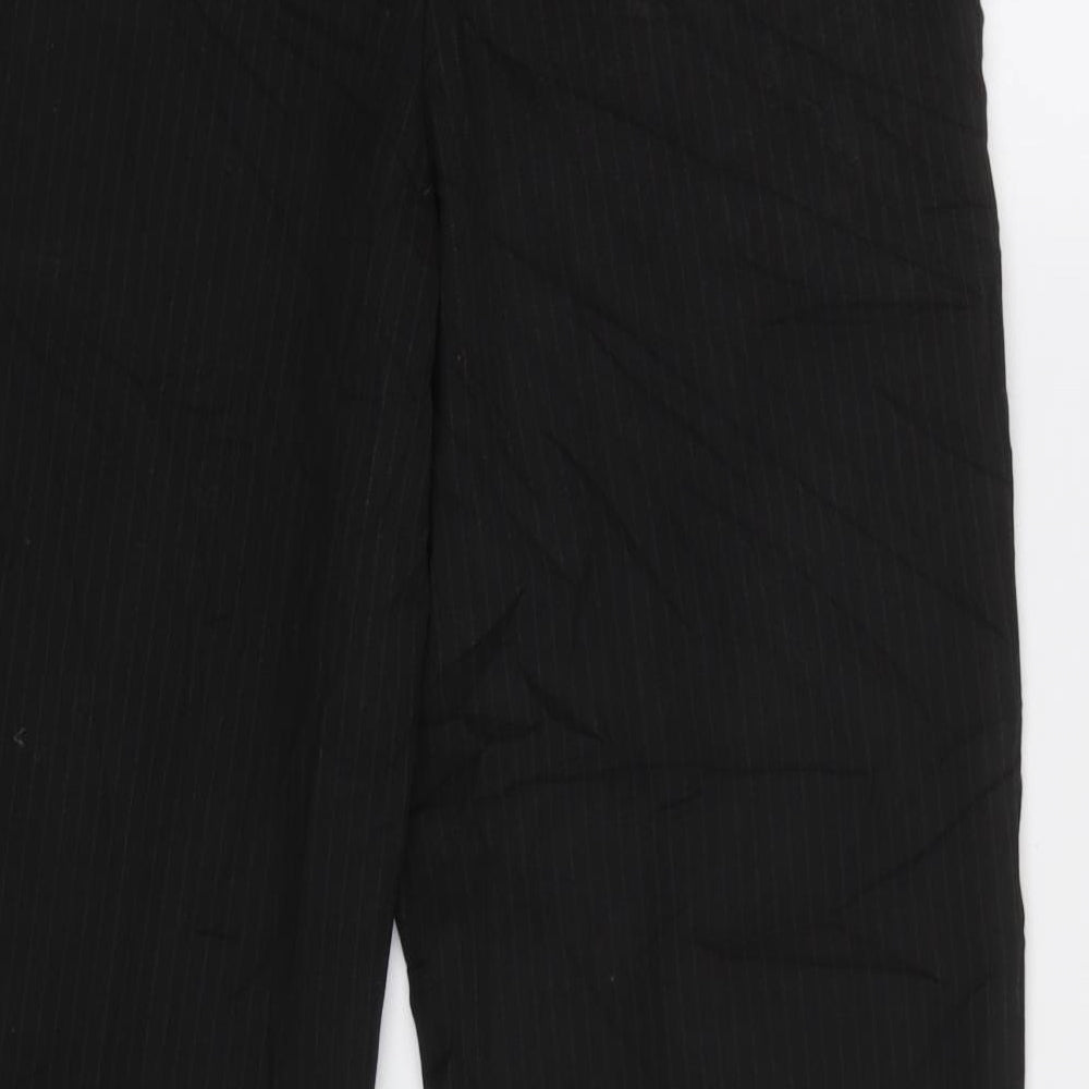 Burton Mens Black Striped Dress Pants Trousers Size 32 L29 in