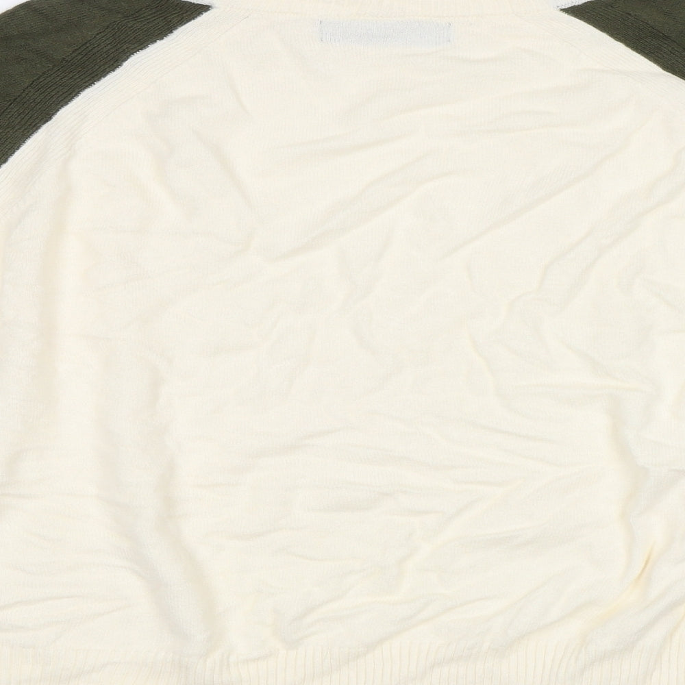 M&S Womens Ivory Pullover Jumper Size M
