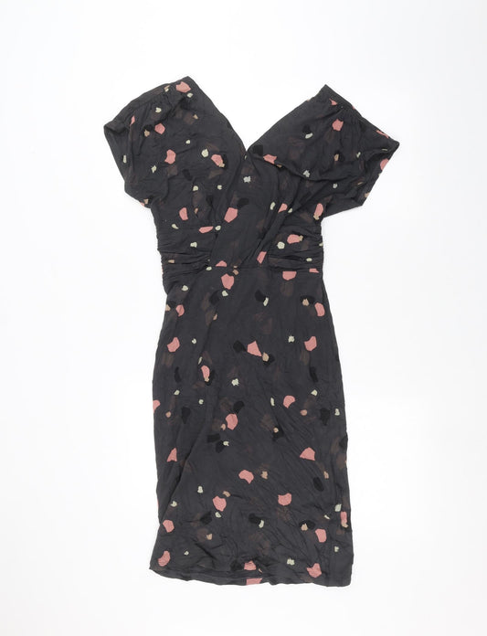Preworn Womens Black A-Line Size XS