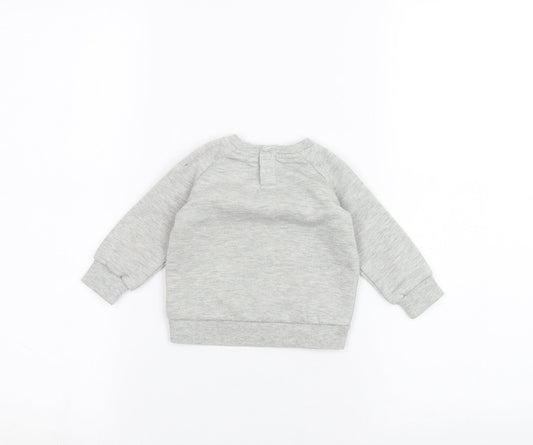 Young Dimension Baby Grey Pullover Jumper Size 3-6 Months
