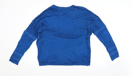 M&S Mens Blue Pullover Jumper Size L