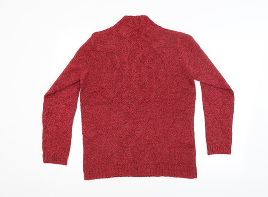 BM Mens Red Pullover Jumper Size S