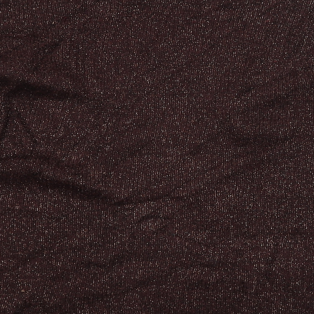 Warehouse Womens Brown Pullover Jumper Size 10