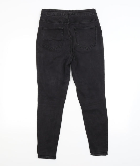 TU Womens Grey Straight Jeans Size 12 L26 in
