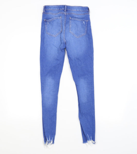 DENIM CO. Womens Blue Skinny Jeans Size 8 L26 in