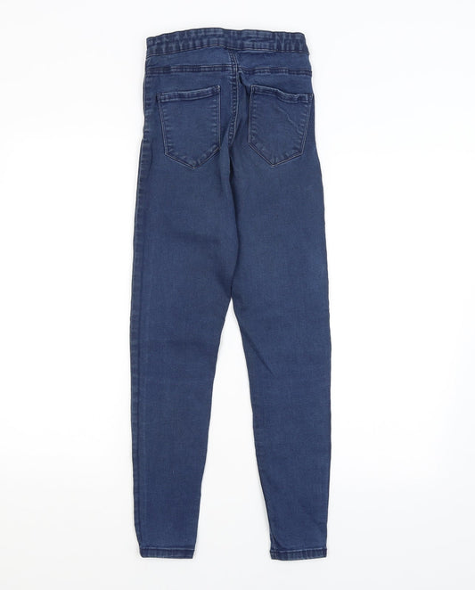 DENIM CO. Womens Blue Skinny Jeans Size 8 L26 in