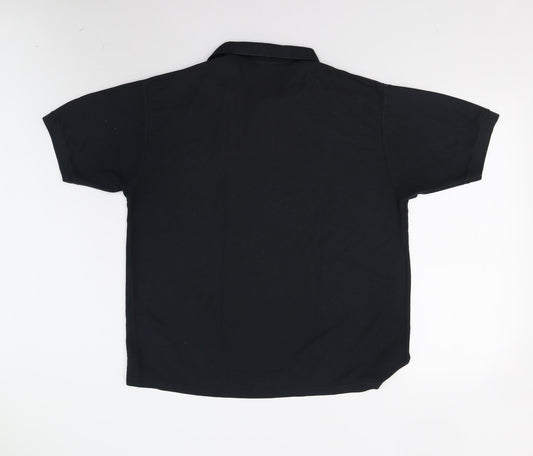 Screen Stars Mens Blue Polo Size XL - Aviation