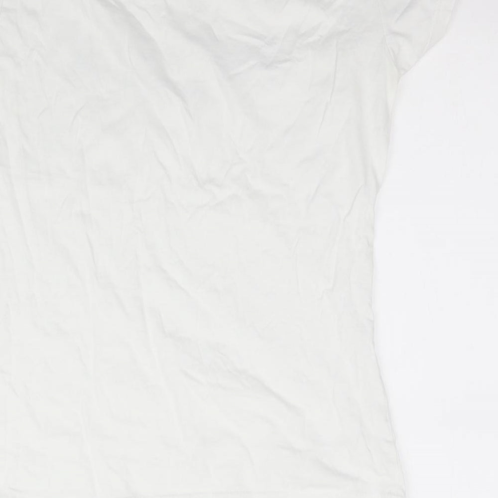 JHK Girls White Basic T-Shirt Size XL - Sicilia