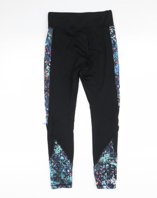 New Look Womens Multicoloured Leggings Size S L27 in