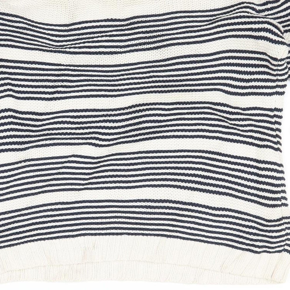 Preworn Womens Multicoloured Striped Pullover Jumper Size M