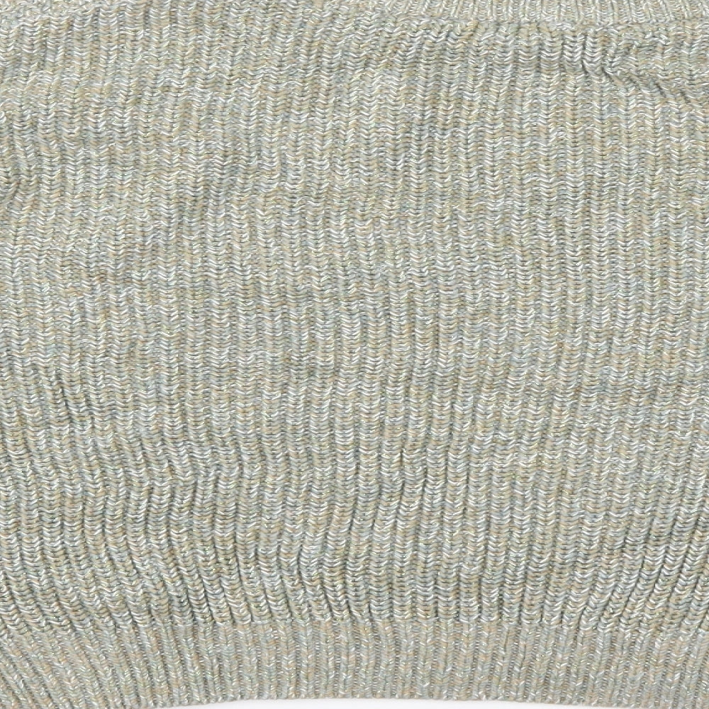H&M Womens Green Henley Jumper Size M