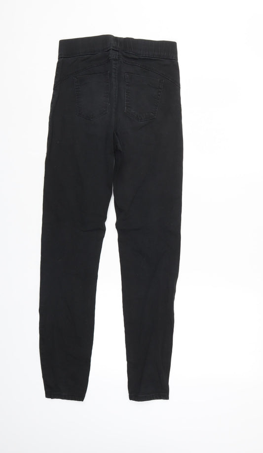 Denim & Co. Womens Black Denim Straight Jeans Size 6 L28 in