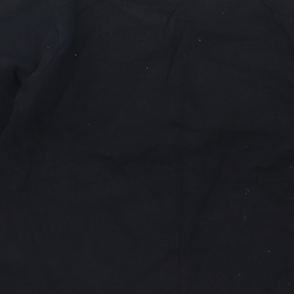 Brand and care label for Young Dimension girls’ black basic t-shirt, size 3-4, years - i'm not a princess i'm a rebel