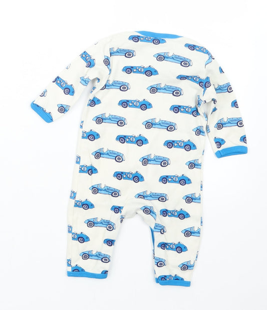 Mini Club Boys Blue Geometric Babydoll One Piece Size 0-3 Months
