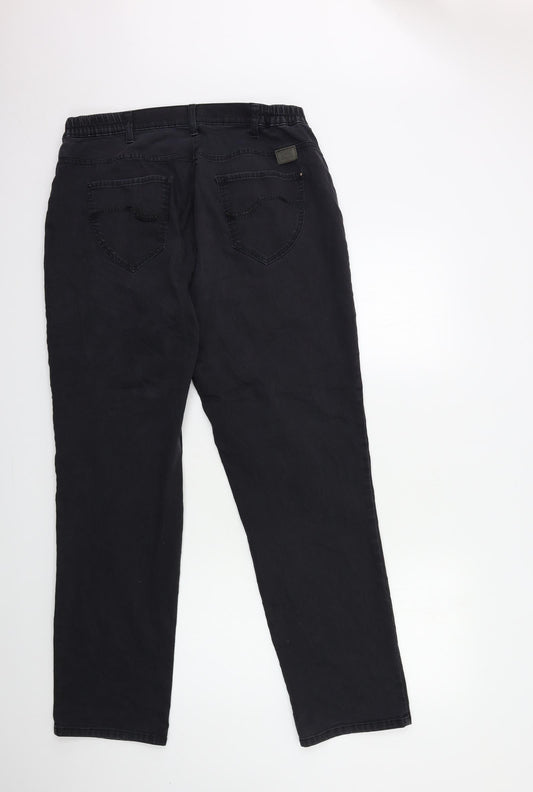Raphaël Womens Black Denim Straight Jeans Size 38 in L31 in