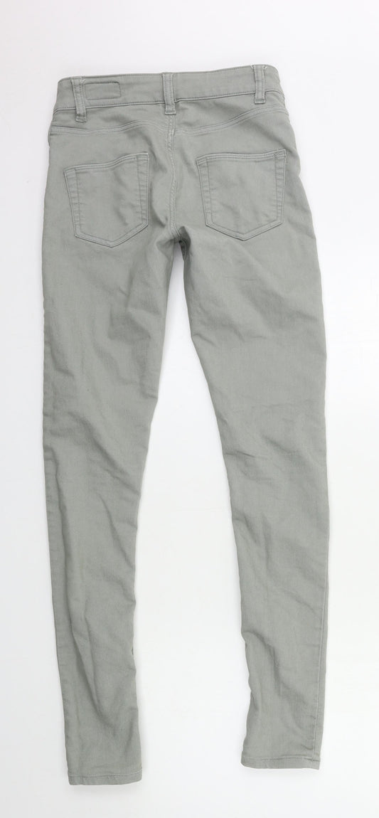 ASOS Womens Grey Denim Skinny Jeans Size 26 in L29 in