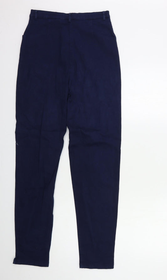 GIACOSA Womens Blue Denim Skinny Jeans Size 10 L31 in