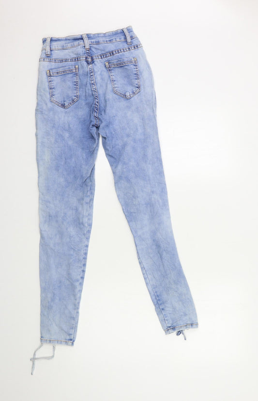 Miss Rj Womens Blue Denim Skinny Jeans Size 10 L29 in