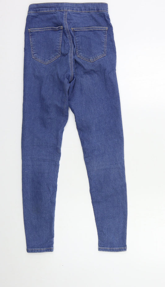 Topshop Womens Blue Denim Skinny Jeans Size 26 in L30 in