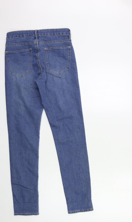 H&M Womens Blue Denim Skinny Jeans Size 27 in L29 in