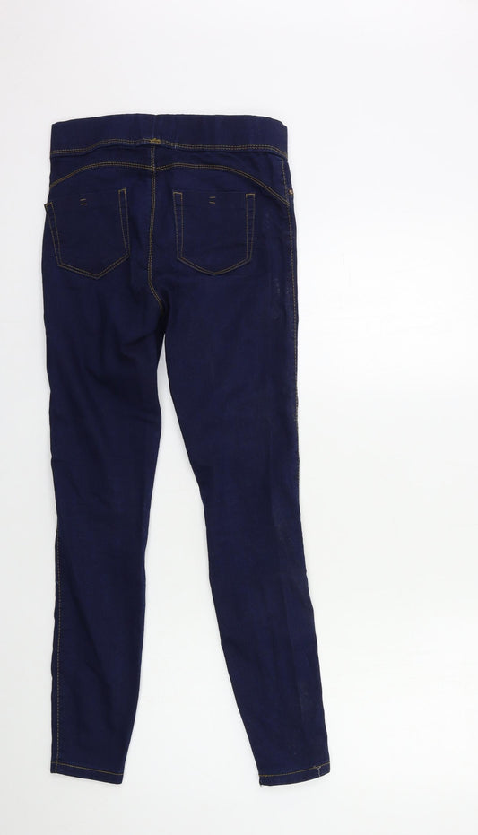 Denim & Co. Womens Blue Denim Skinny Jeans Size 6 L29 in