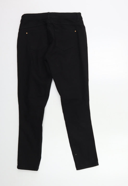 Select Womens Black Denim Skinny Jeans Size 10 L28 in