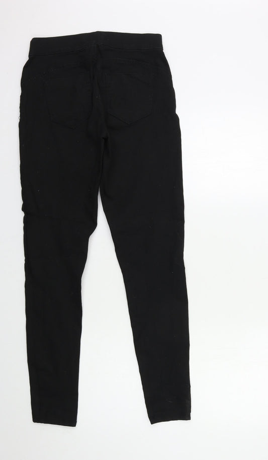 Denim & Co. Womens Black Denim Skinny Jeans Size 10 L30 in