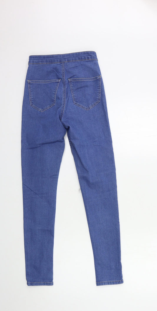 Topshop Womens Blue Denim Skinny Jeans Size 26 in L30 in