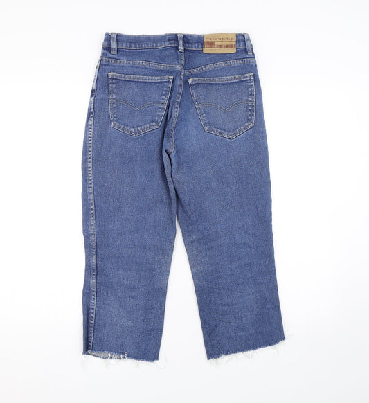 Brooker Womens Blue Denim Cropped Jeans Size 28 L20 in