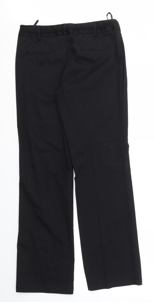 EPILOGUI Womens Black Trousers Size 12 L30 in