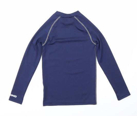 RHINO SKIN Boys Blue Basic T-Shirt Size S