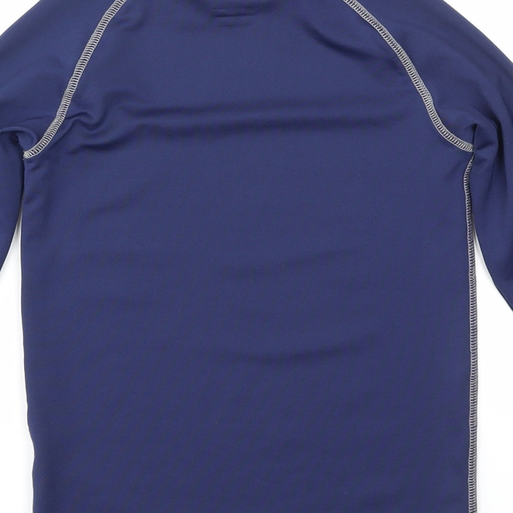 RHINO SKIN Boys Blue Basic T-Shirt Size S