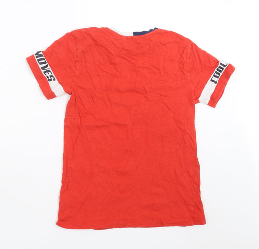 NEXT Boys Red Basic T-Shirt Size 11 Years