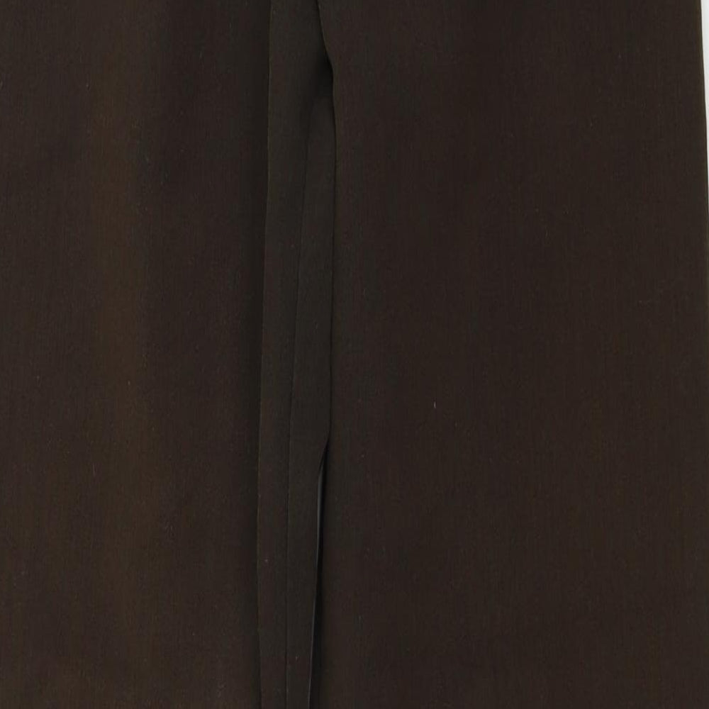 Preworn Womens Brown Trousers Size 16 L27 in