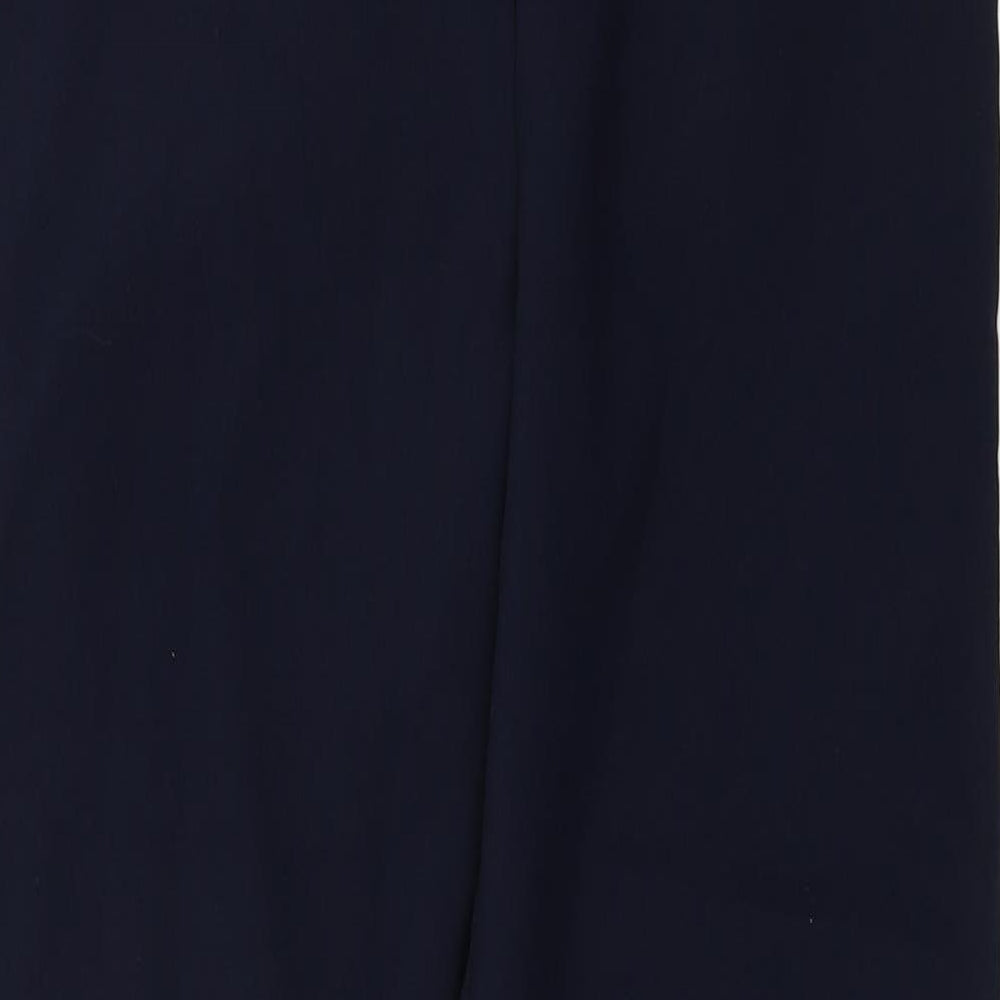 Preworn Womens Blue Trousers Size 12 L26 in