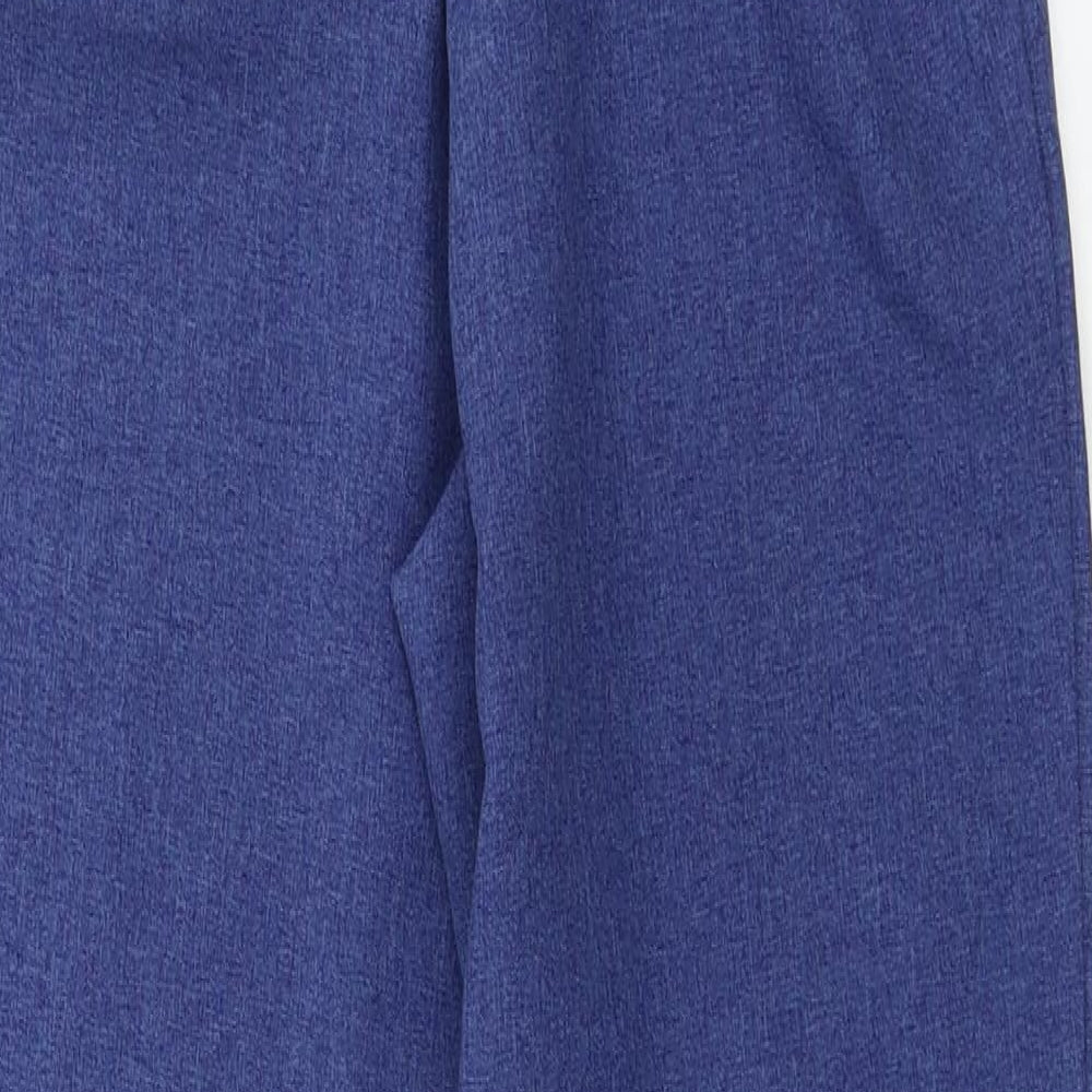 Preworn Womens Blue Trousers Size 12 L26 in