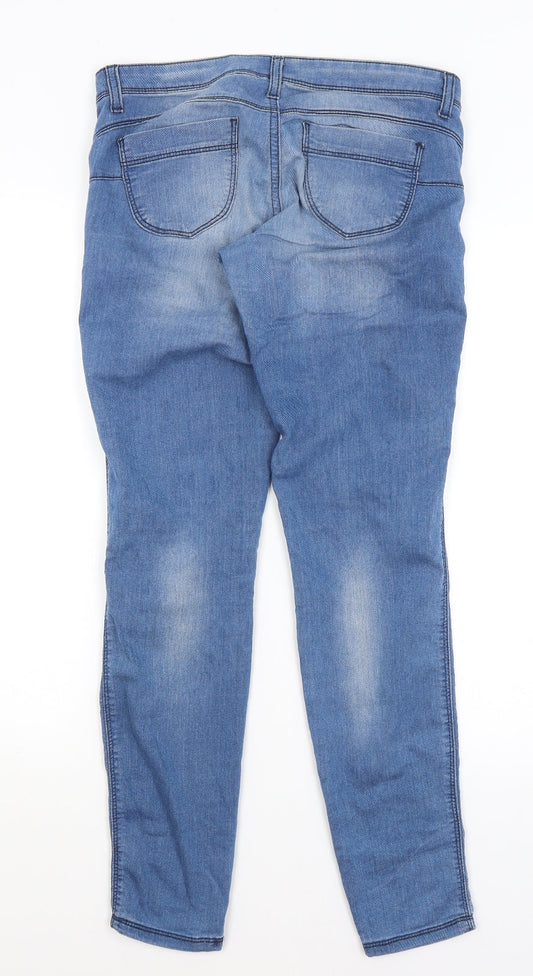 Benneton Womens Blue Tapered Jeans Size 28 in L28.5 in