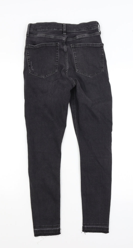 Topshop Womens Black Skinny Jeans Size 28 in L26 in
