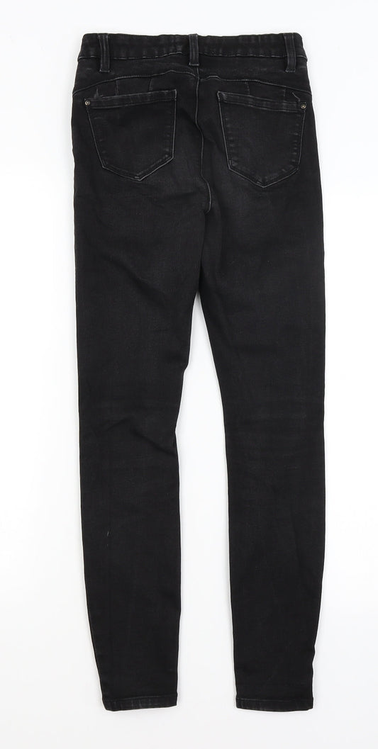 Denim Co Womens Black Skinny Jeans Size 8 L27 in