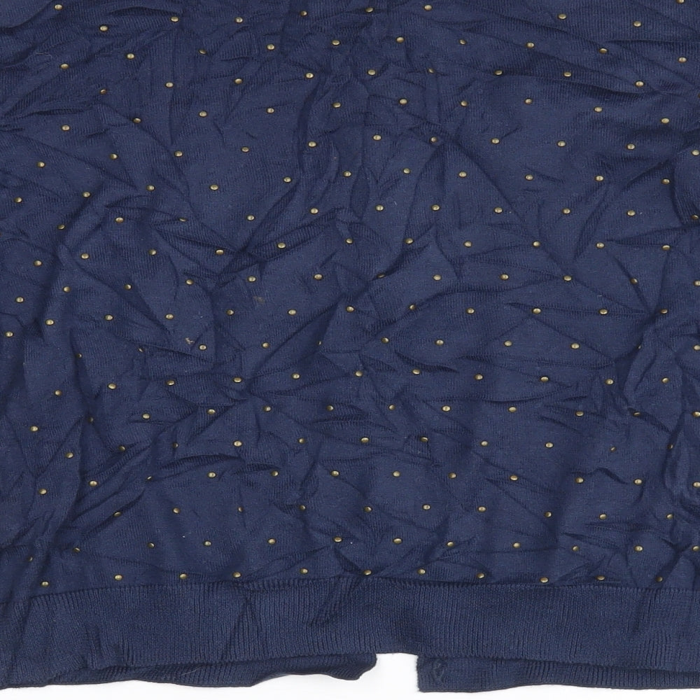 Limited Collection Womens Black Polka Dot Cardigan Jumper Size 14