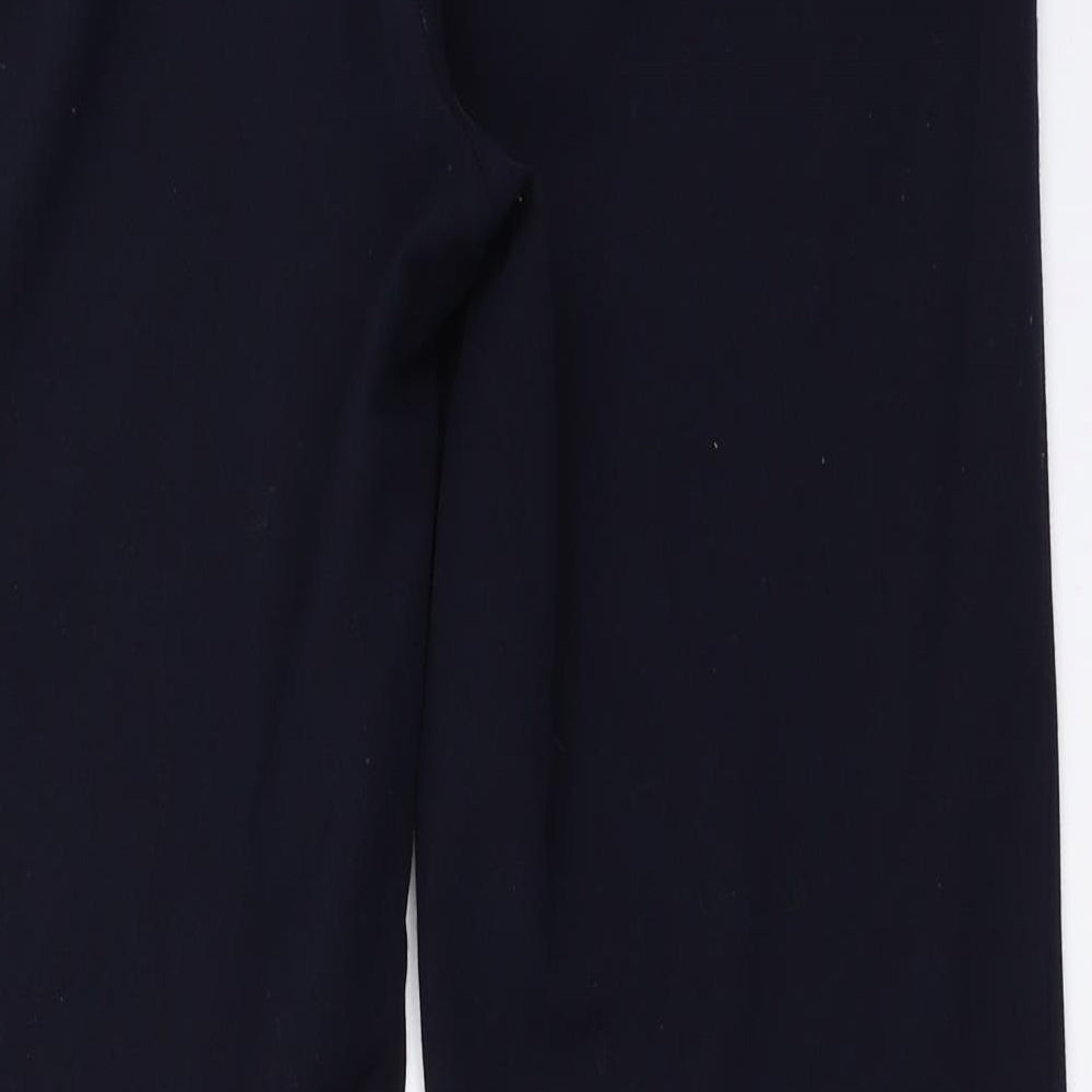 Marks and Spencer Womens Blue Trousers Size 12 L28 in