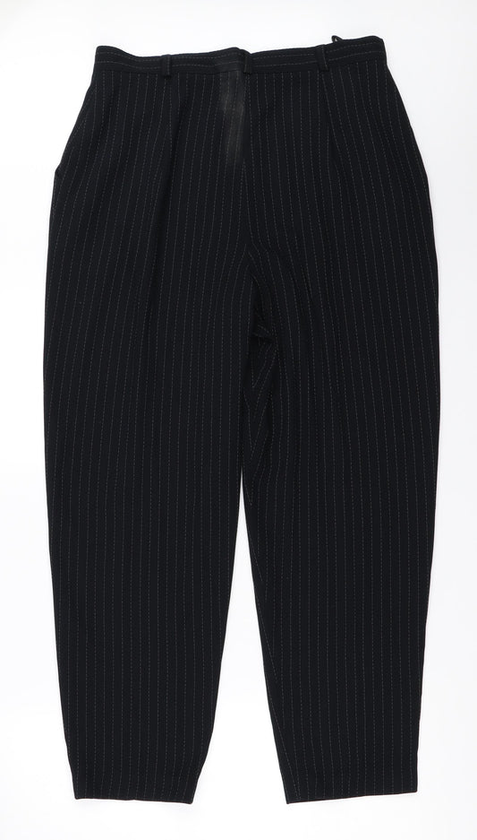 Your 6th Sense Womens Black Trousers Size 16 L27.5 in