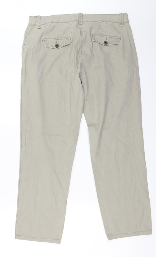 Tchibo Womens Beige Chino Trousers Size 38 L27 in