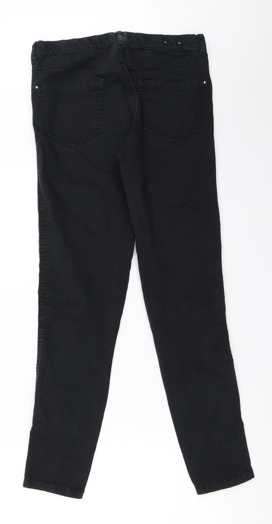 New Look Womens Black Skinny Jeans Size 10 L27.5 in