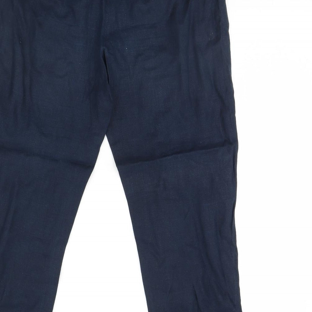 Preworn Womens Blue Trousers Size 32 in L28 in