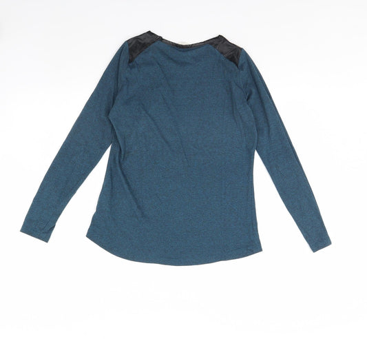 New Look Womens Blue Basic Blouse Size 10