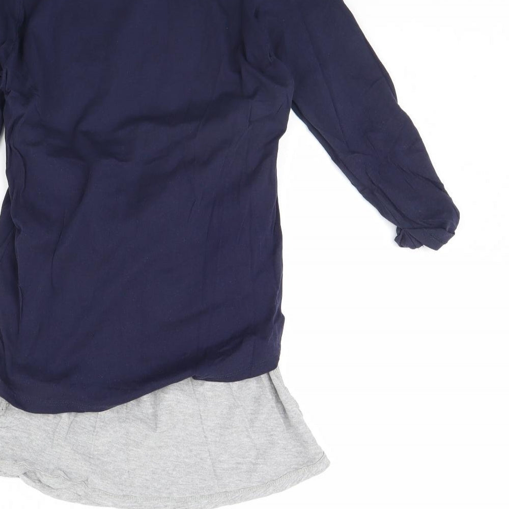 Lee Cooper Womens Blue Basic Blouse Size 8