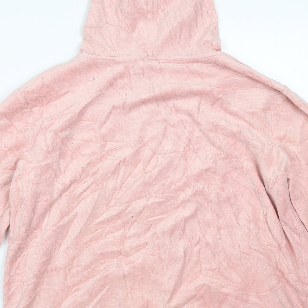 Brand and care label for Papaya women’s pink jacket, size L