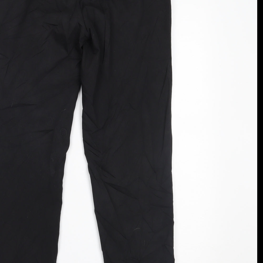 Dorothy Perkins Womens Black Trousers Size 10 L25 in