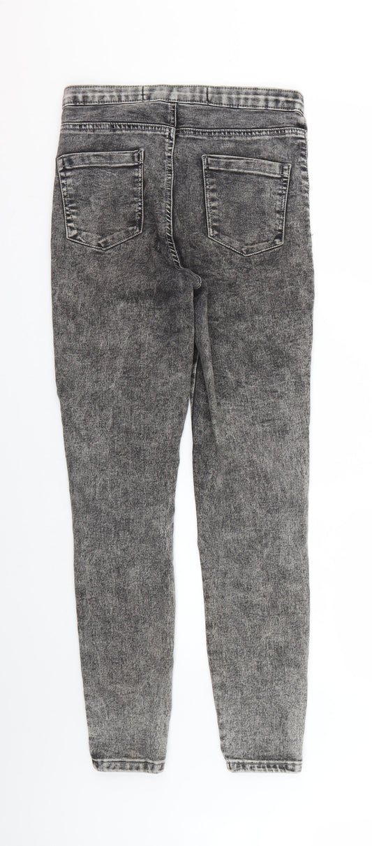 Denim & Co. Womens Grey Skinny Jeans Size 10 L26 in